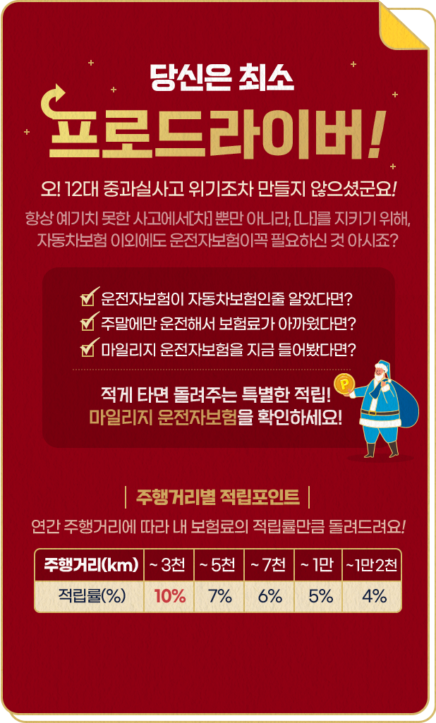당신은 최소 프로드라이버!